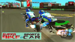 Game screenshot Super Bike Vs Sports Car -  Free Racing Game apk