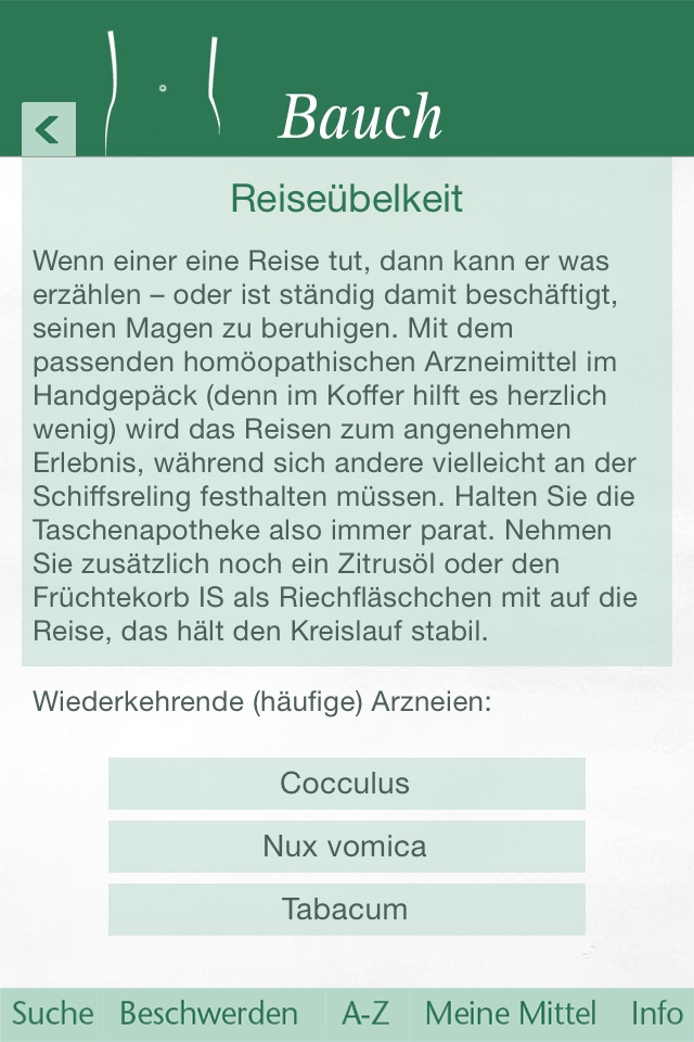 Homöopathie Haus- und Reiseapotheke screenshot 2