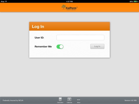 KaiPerm NW Credit Union for iPad screenshot 2