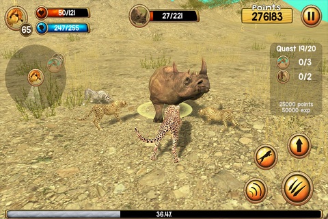 Wild Cheetah Sim 3D – Safari Wildlife Simulator screenshot 2