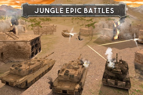 Tank Battle: Army Warfare 3D - Join the war battle in armored tank! screenshot 2