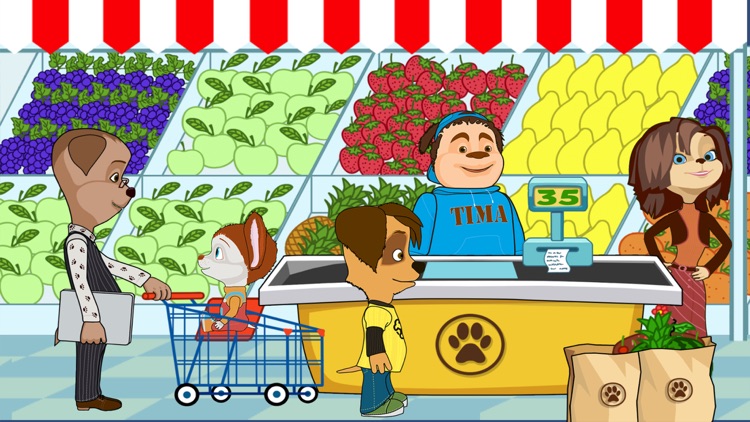 Pooches (Barboskiny) in the supermarket. PRO Version screenshot-3