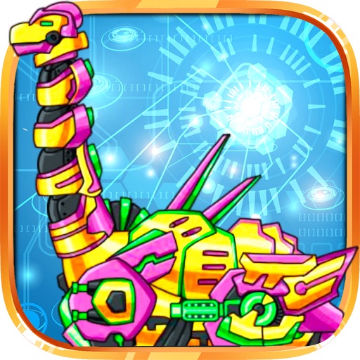 Dinosaur World - Single Free Games Puzzle Children's Games - Long-necked