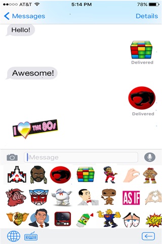 Retromoji - Classic Favorites Collection of 80's Emojis screenshot 2