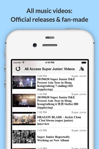 All Access: Super Junior Edition - Music, Videos, Social, Photos, News & More! screenshot 4