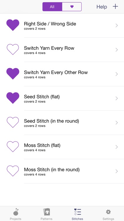 Knitamus knitting project manager connects to Ravelry