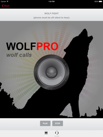 REAL Wolf Calls and Wolf Sounds for Wolf Hunting -- (ad free) BLUETOOTH COMPATIBLE screenshot 4