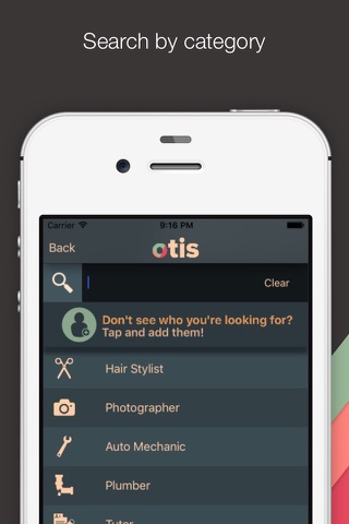 Otis - Find and Rate Professionals screenshot 2