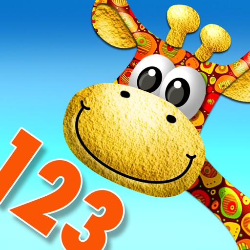 Giraffe Fun 123 - Learn To Count With Baby Animals - Fun Math Numbers Game icon