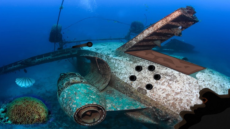 UnderWater Airplane Escape screenshot-4