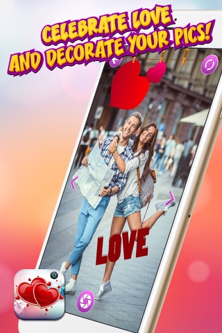 Romantic Love Stickers – Decorate Pics with Cute Frame.s and Sticker Art in Girly Photo-Booth screenshot 3