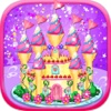 Castle Cake Design-Girls Cooking Makeup Makeover Games