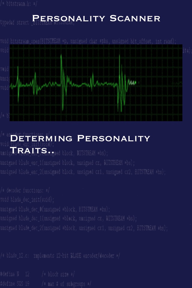 Advance Personality Scanner screenshot 3
