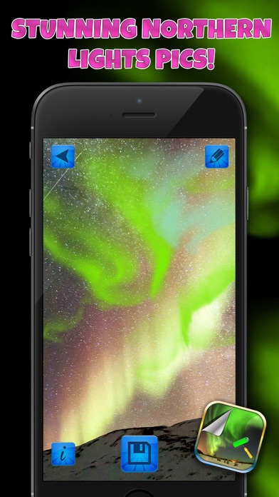 オーロラボレアリス壁紙を オーロラ写真と背景テーマ Iphoneアプリ Applion