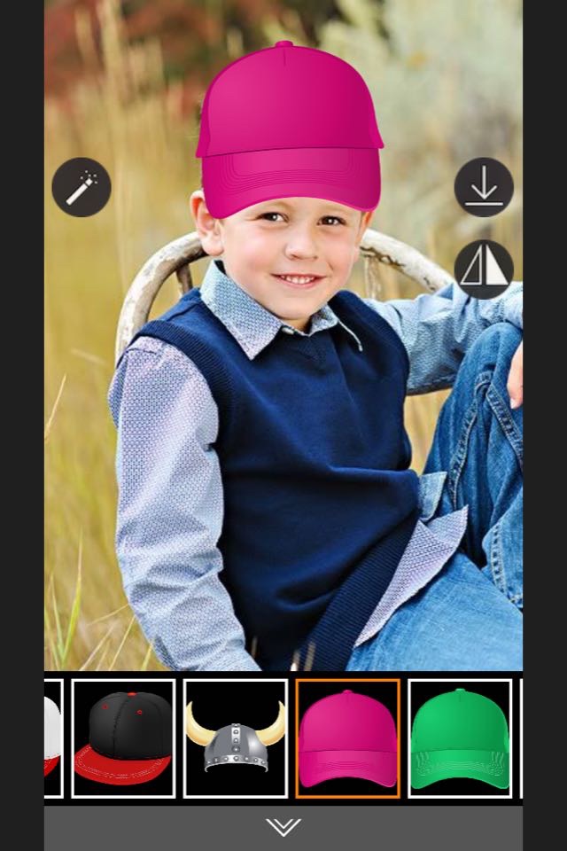 Boy Hat Photo Booth - Photo editor screenshot 2