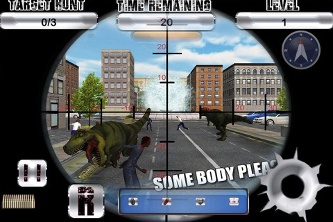 Wild Carnosaurus Hunt - Dino City 3D Simulator screenshot 2