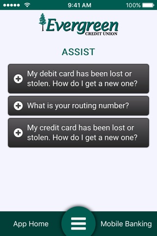 Evergreen Credit Union Mobile screenshot 4