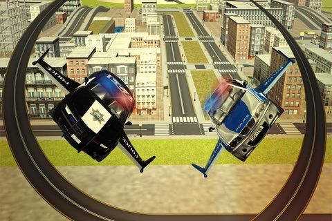 Flying Police Car Simulator 3d games screenshot 3