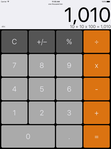 simpleCalc+ screenshot 2