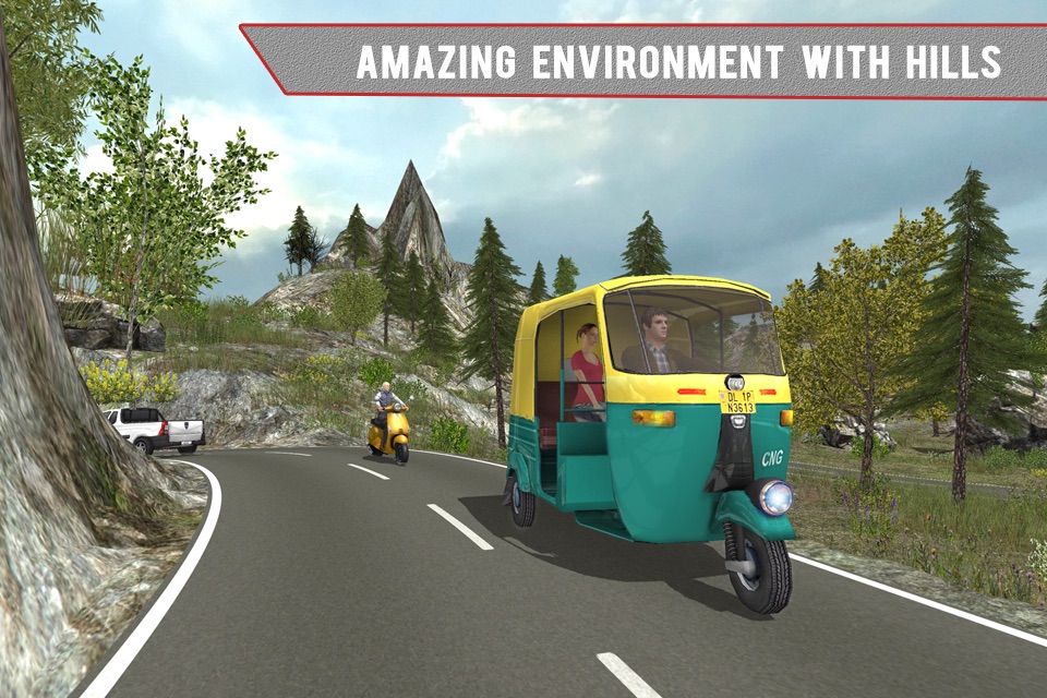 Tuk Tuk Auto Rickshaw Off Road screenshot 3