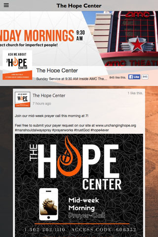 Hope Center Church screenshot 2