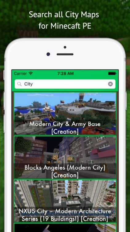 City Maps for Minecraft - Best Database Maps for minecraft Pocket Edition screenshot-3