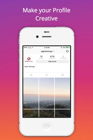 Poster For Instagram - Photo Grid Collage Maker Pic IG Pro screenshot 4