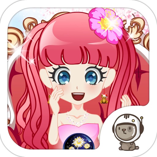 Princess on the throne - Girl Make-up Dresses Show,Free Games icon