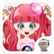 Princess on the throne - Girl Make-up Dresses Show,Free Games