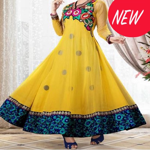 Frock Designs for Party Girls-Wear Eastern indian Pakistani Stylish Dresses at Party or Eid