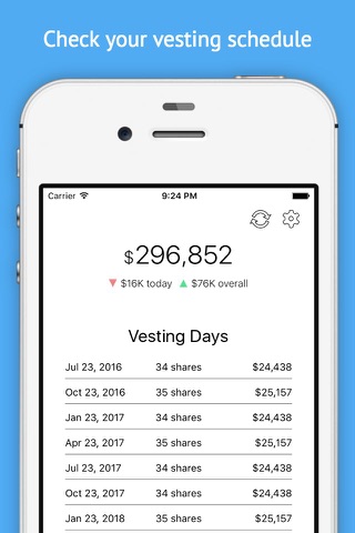 My Equity - RSUs and Options screenshot 3