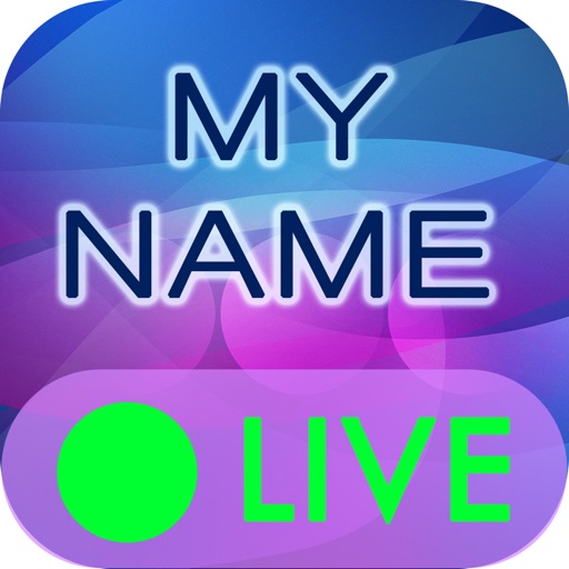 My name live wallpapers - Top free live wallpapers for iPhone 6s and 6s Plus icon