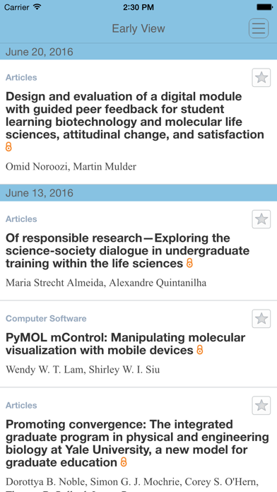 How to cancel & delete Biochemistry and Molecular Biology Education from iphone & ipad 3