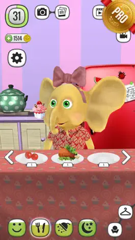 Game screenshot ! My Talking Elephant Elly PRO - Virtual Pet apk