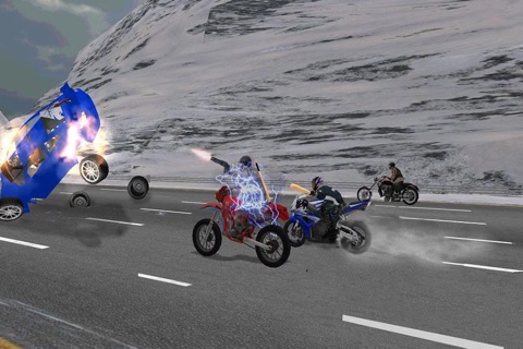 Moto Bike Road Rush : Figh-t Atta-ck Race 3d screenshot 3
