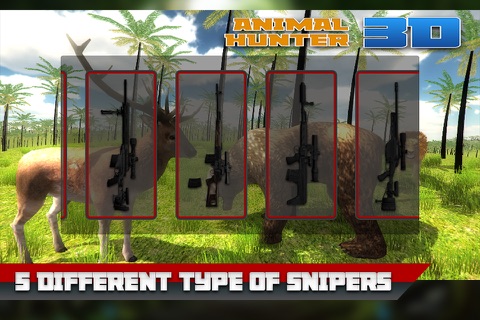 Animal (Deer, Lion, Bear) Hunting 3D : Sniper Shooting Game screenshot 3
