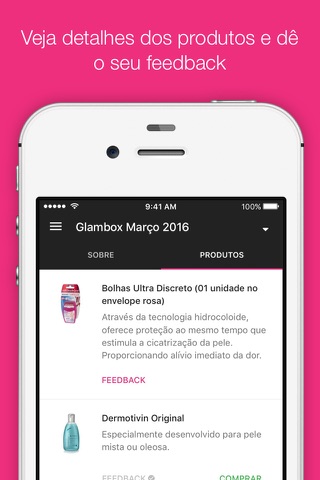 Glambox app screenshot 2