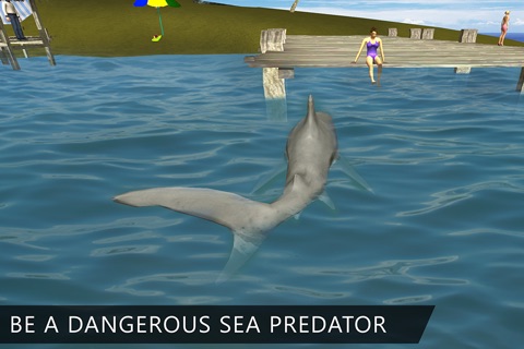 Angry Shark in the Deep Sea human attack for evolution screenshot 4
