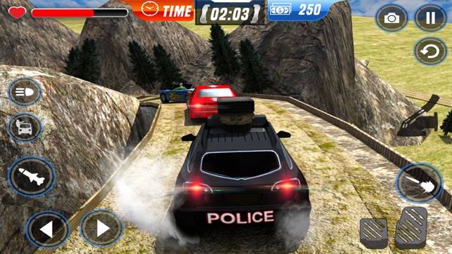 Off-Road Police Car Driver Chase: Real Driving & Action Shoo(圖2)-速報App