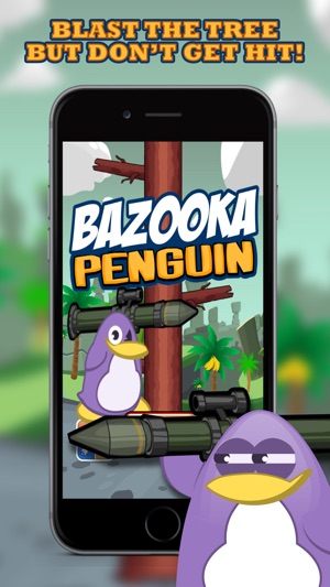 Bazooka Penguin - Shoot the tree