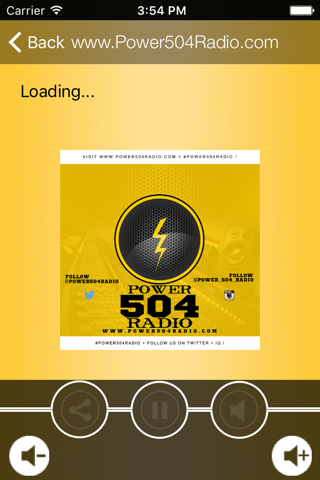 www.Power504Radio.com screenshot 3