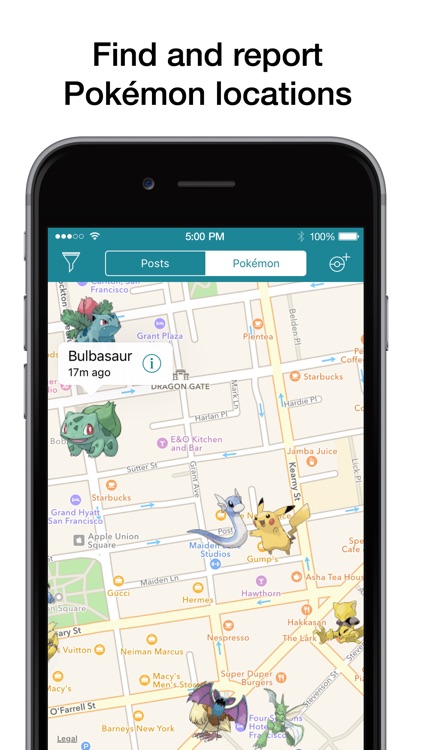 PokeTalk - Group chat and radar app with map for Pokemon GO