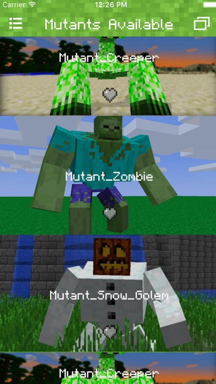 Mutant Creatures Mod for Minecraft PC Edition - Pocket Mods Guide