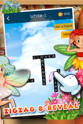 Words Zigzag Flower in The Garden Crossword Puzzle screenshot 2