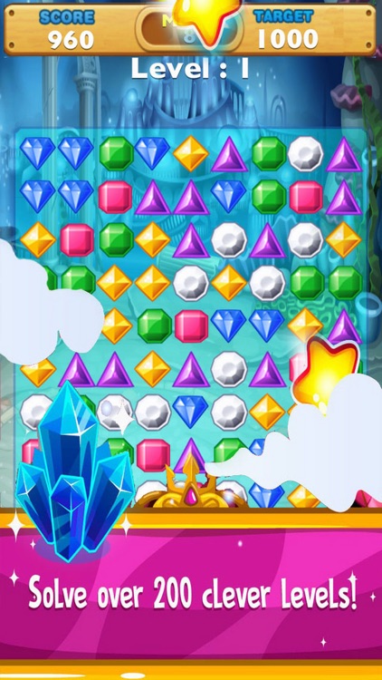 Jewels Deluxe Mania: Match Free