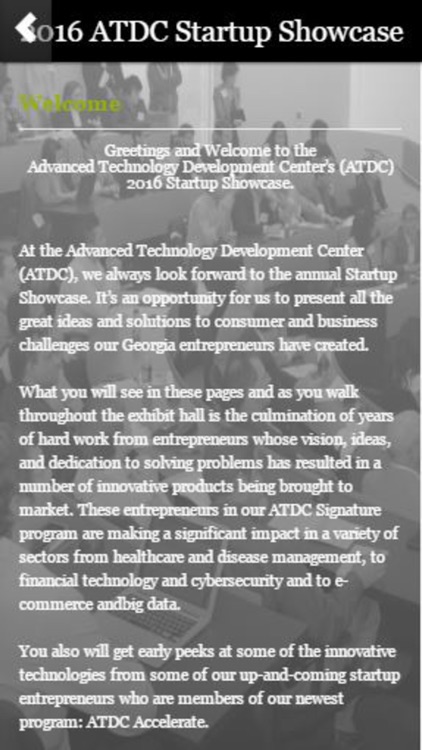 2016 ATDC Startup Showcase