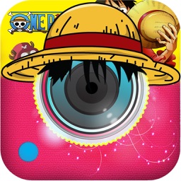 Anime & Manga Stickers Camera : LUFFY Photo Dress Up