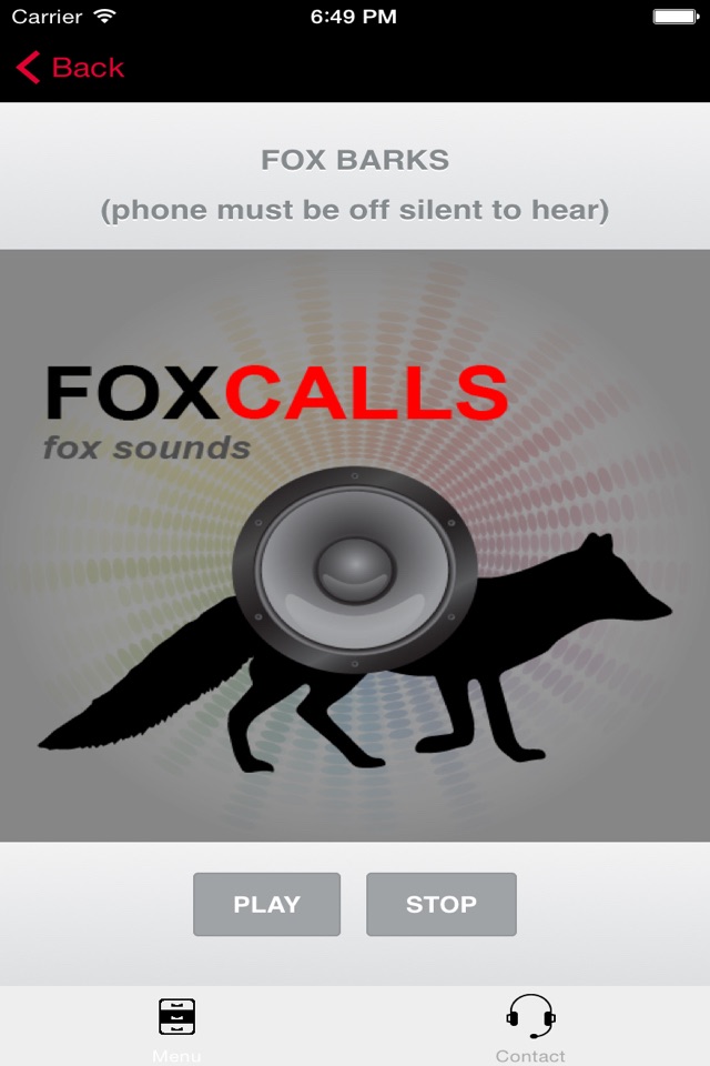 REAL Fox Calls & Fox Sounds for Fox Hunting - (ad free) BLUETOOTH COMPATIBLE screenshot 2