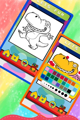 Dinosaur Coloring Pages Little Dinosaur Activities screenshot 4