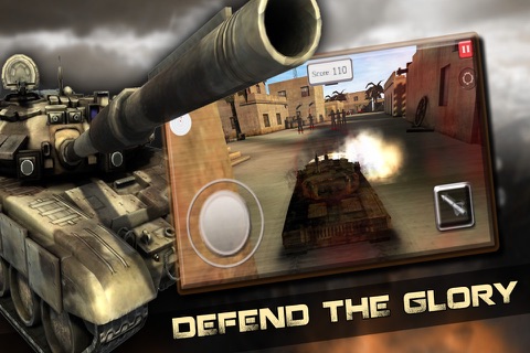 U.S Tank Desert Battle Attack - World war blitz soliders and modern tanks armored forces machine screenshot 3